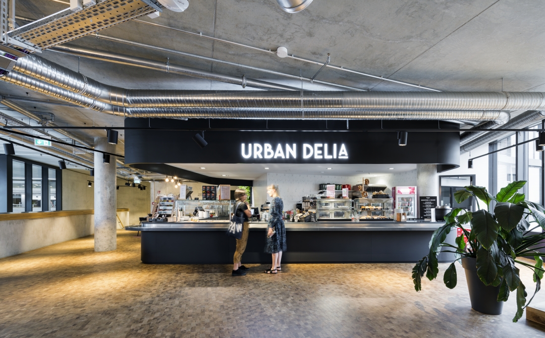 zalando Headquarter  Foodcourt Construction